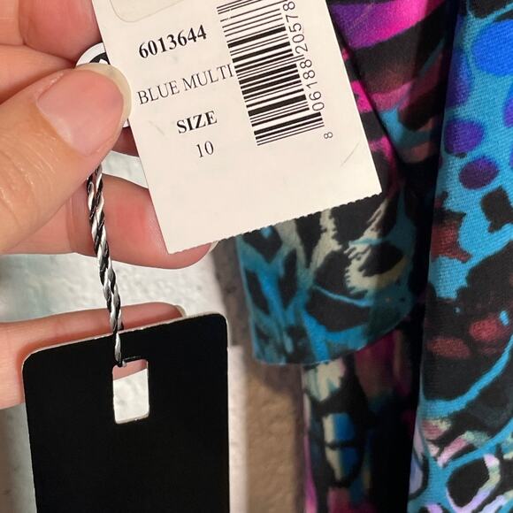 Magicsuit Social Butterfly Rita Top Blue/Multi 10 retail $126 - Picture 12 of 12